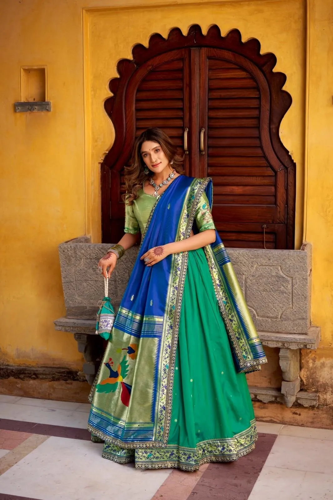 Paithani Lahenga Choli Set