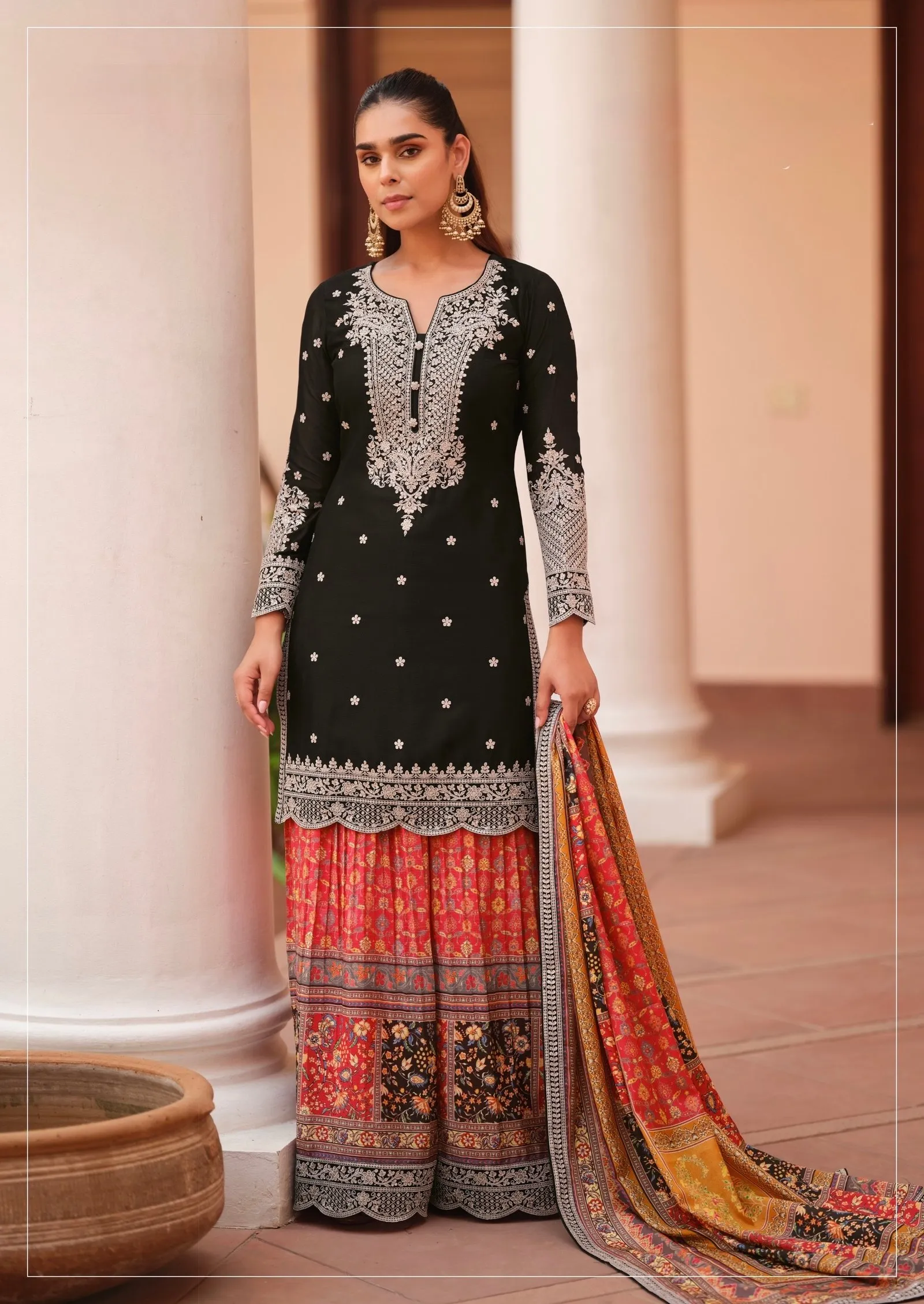 Kurti Plazo Set