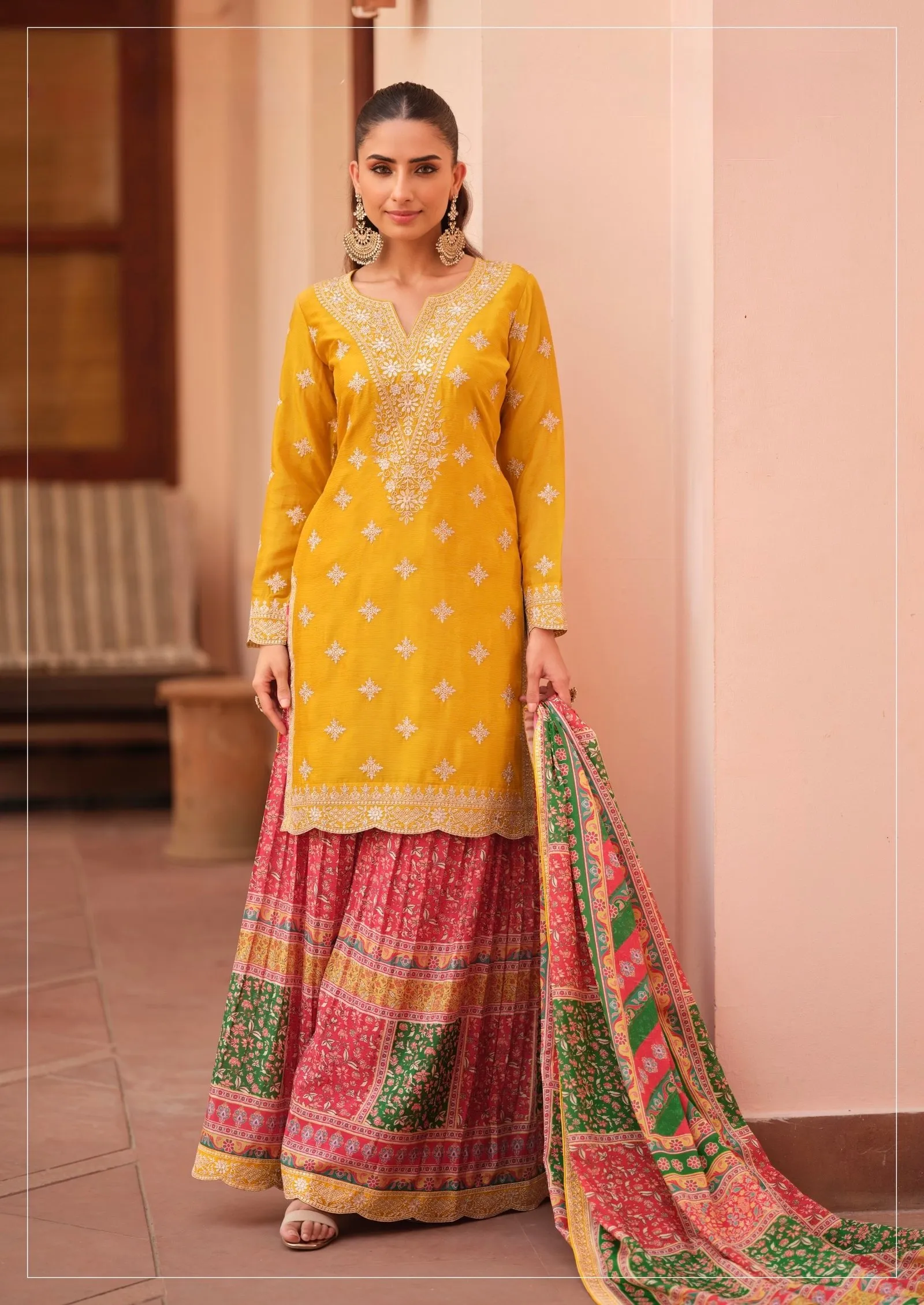 Kurti Plazo Set