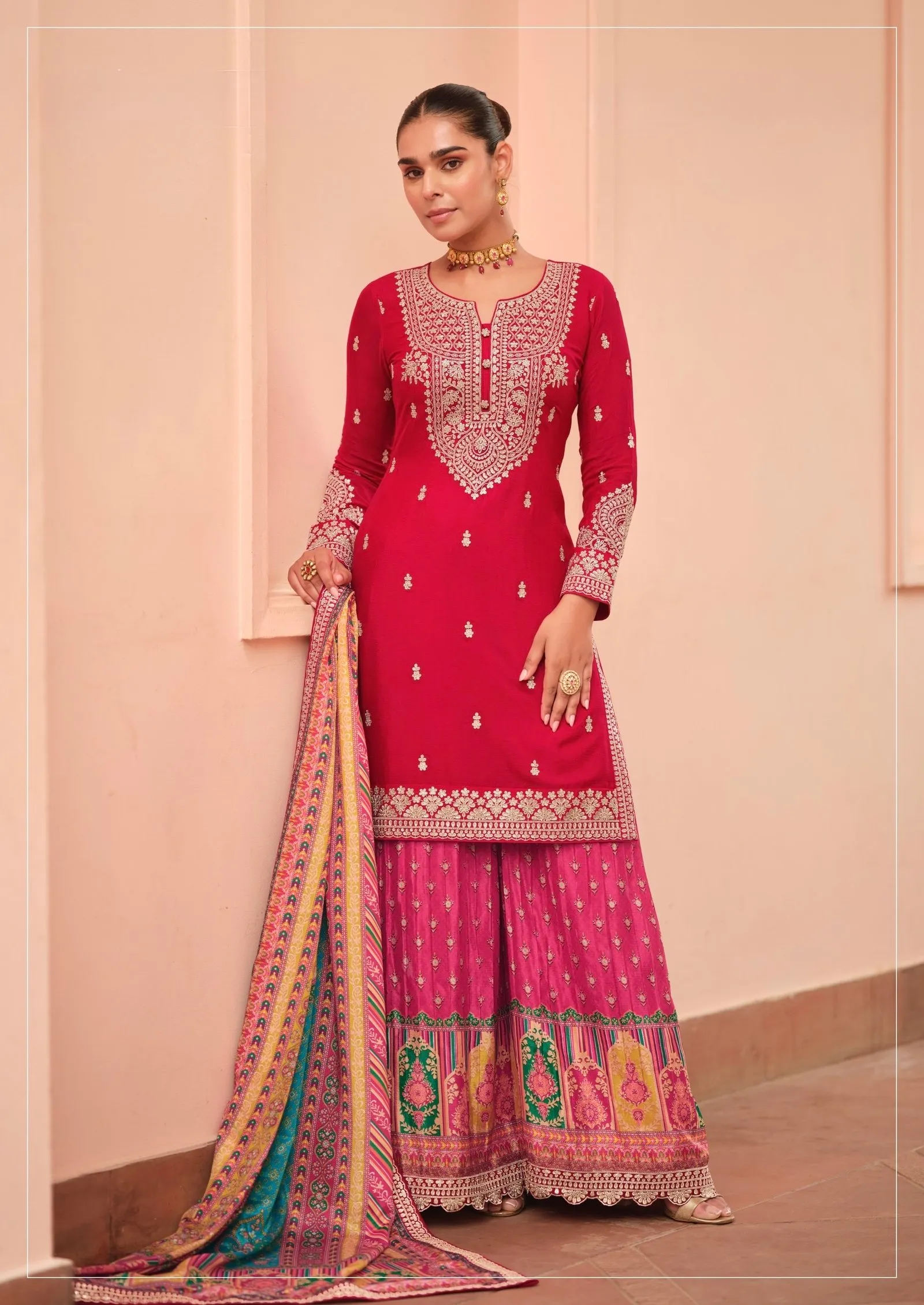 Kurti Plazo Set