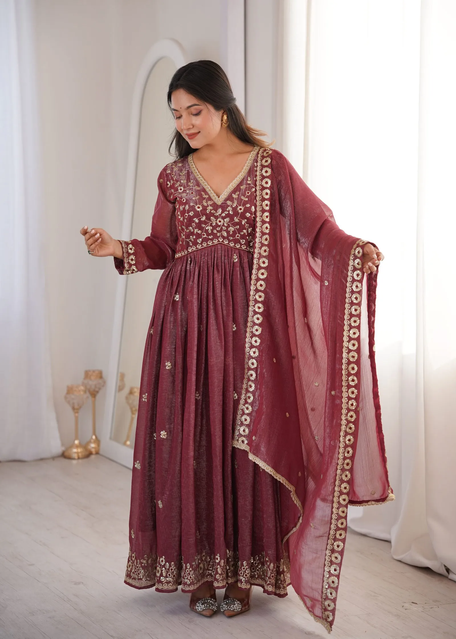 Anarkali Gown Set