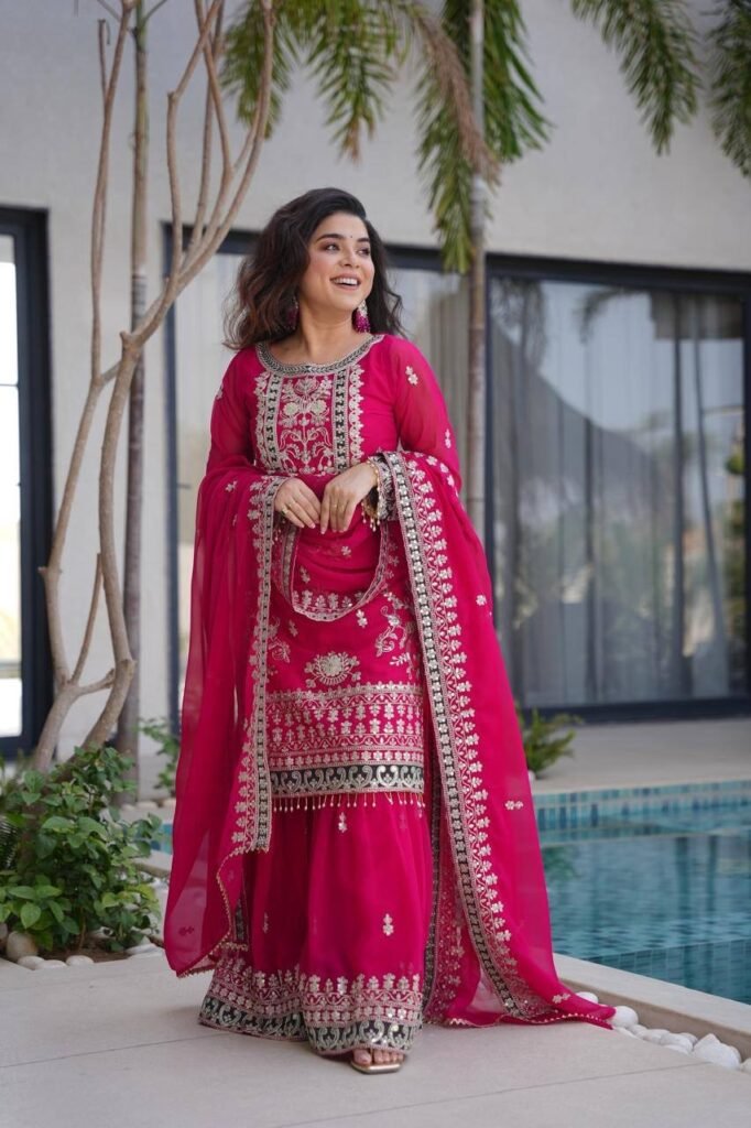 Kurti Plazo Set