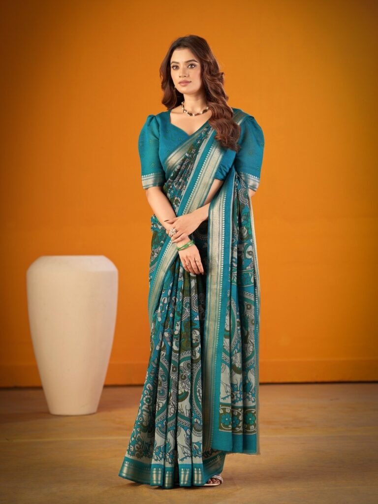 Saree Viscose Chanderi