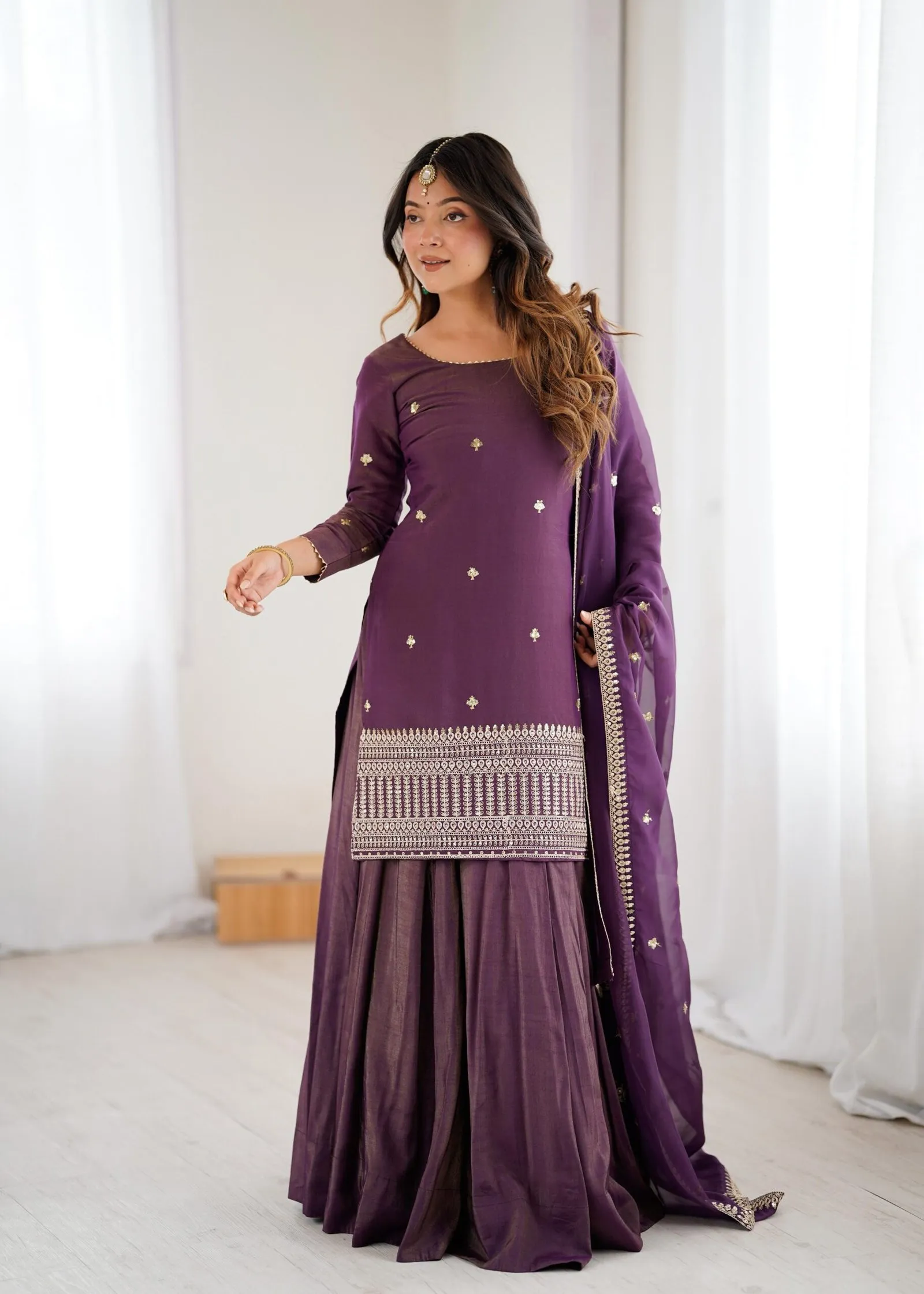 Kurti Plazo Set