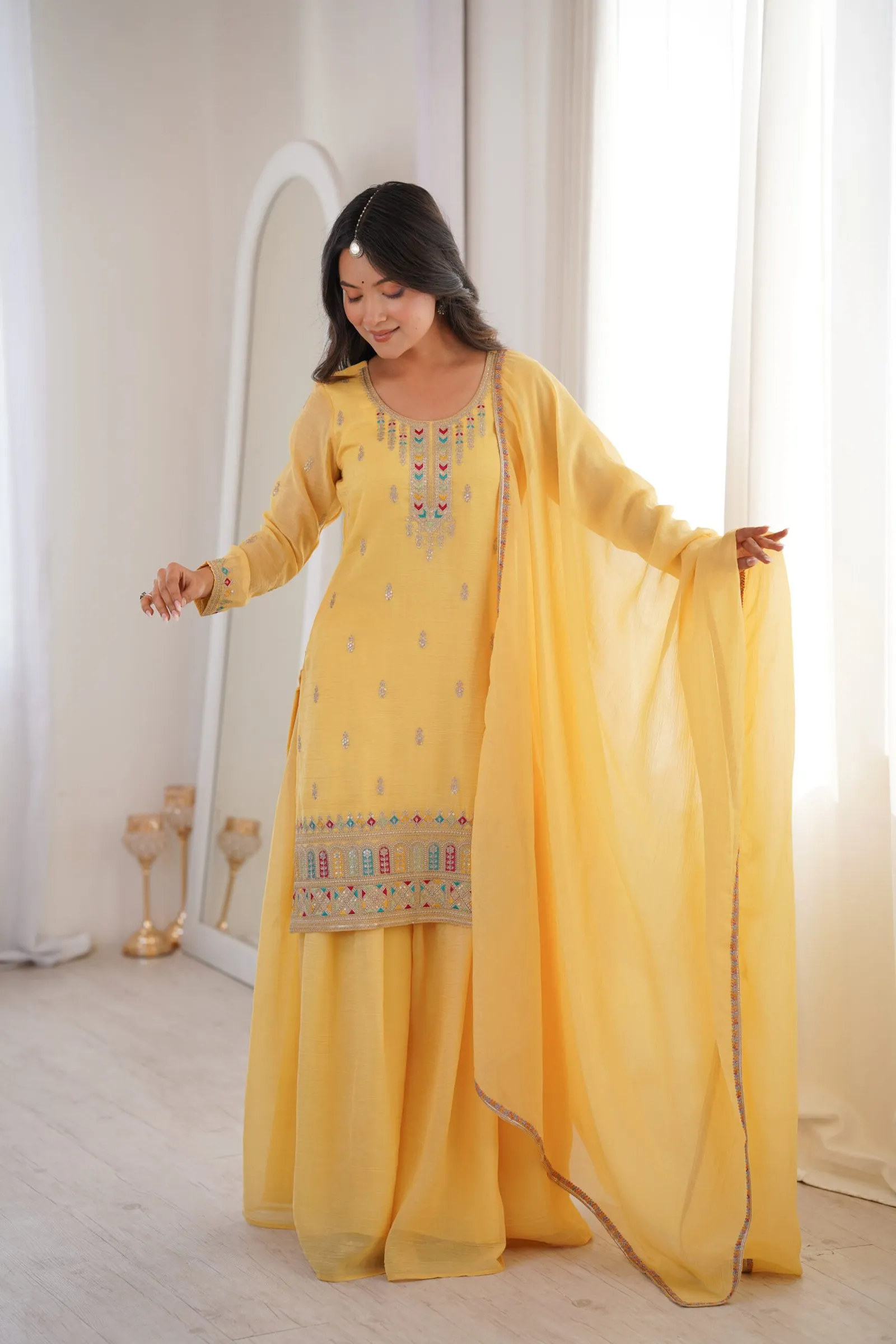 Kurti Plazo Set
