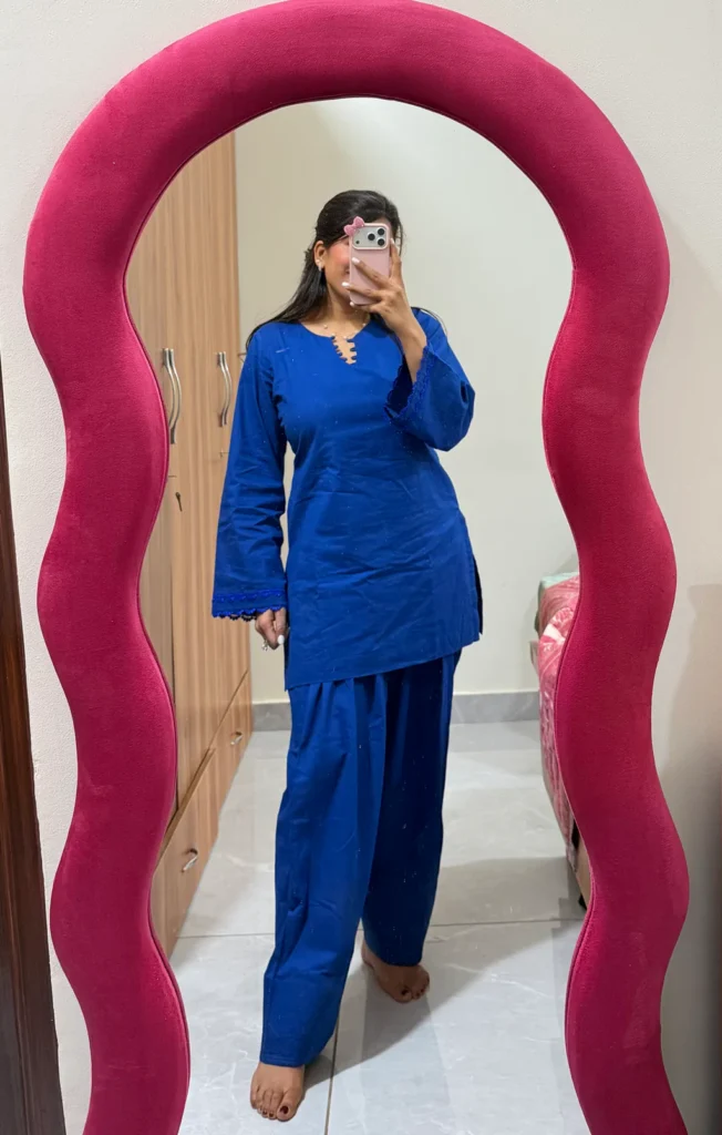 ROYAL BLUE FARSHI SET