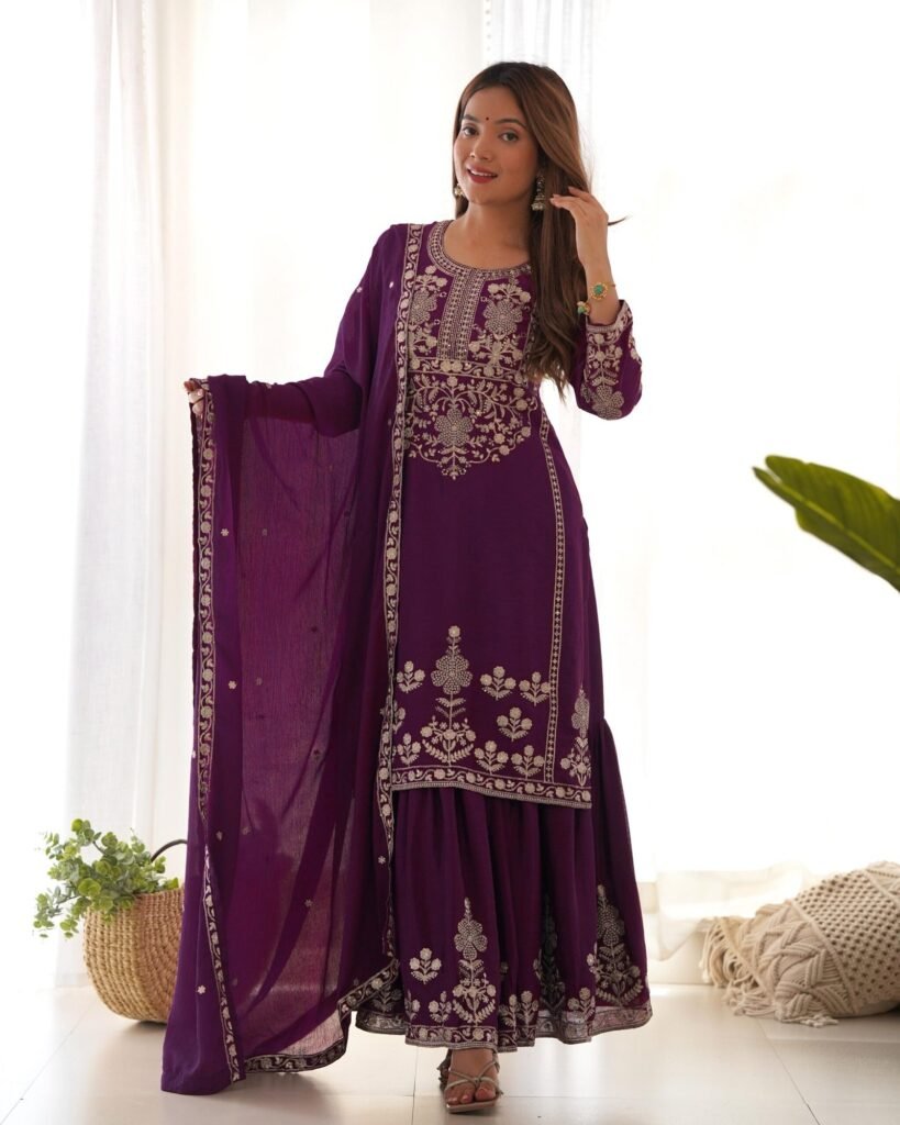 Kurti Plazo Set