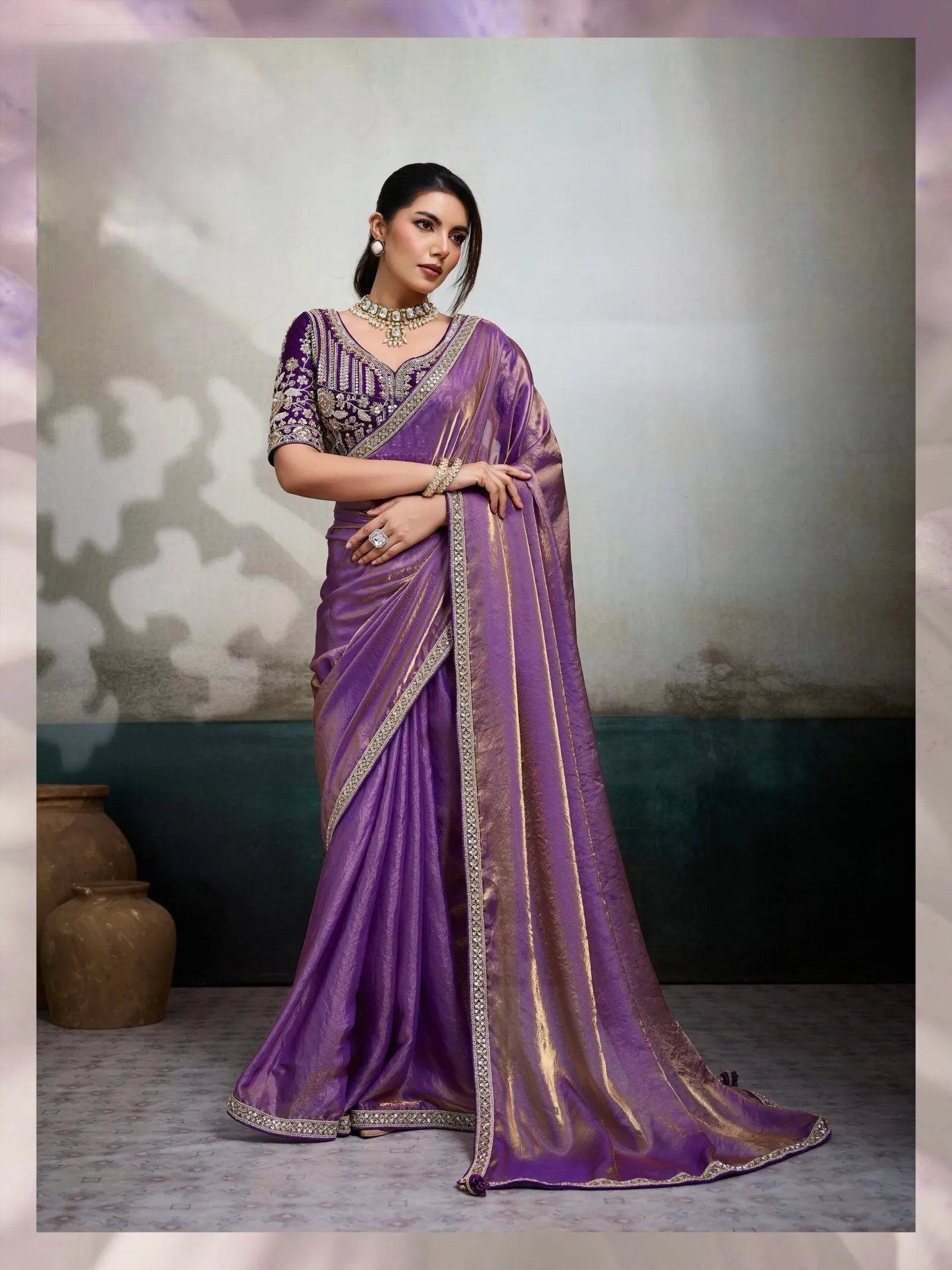 Saree Velvet Satin