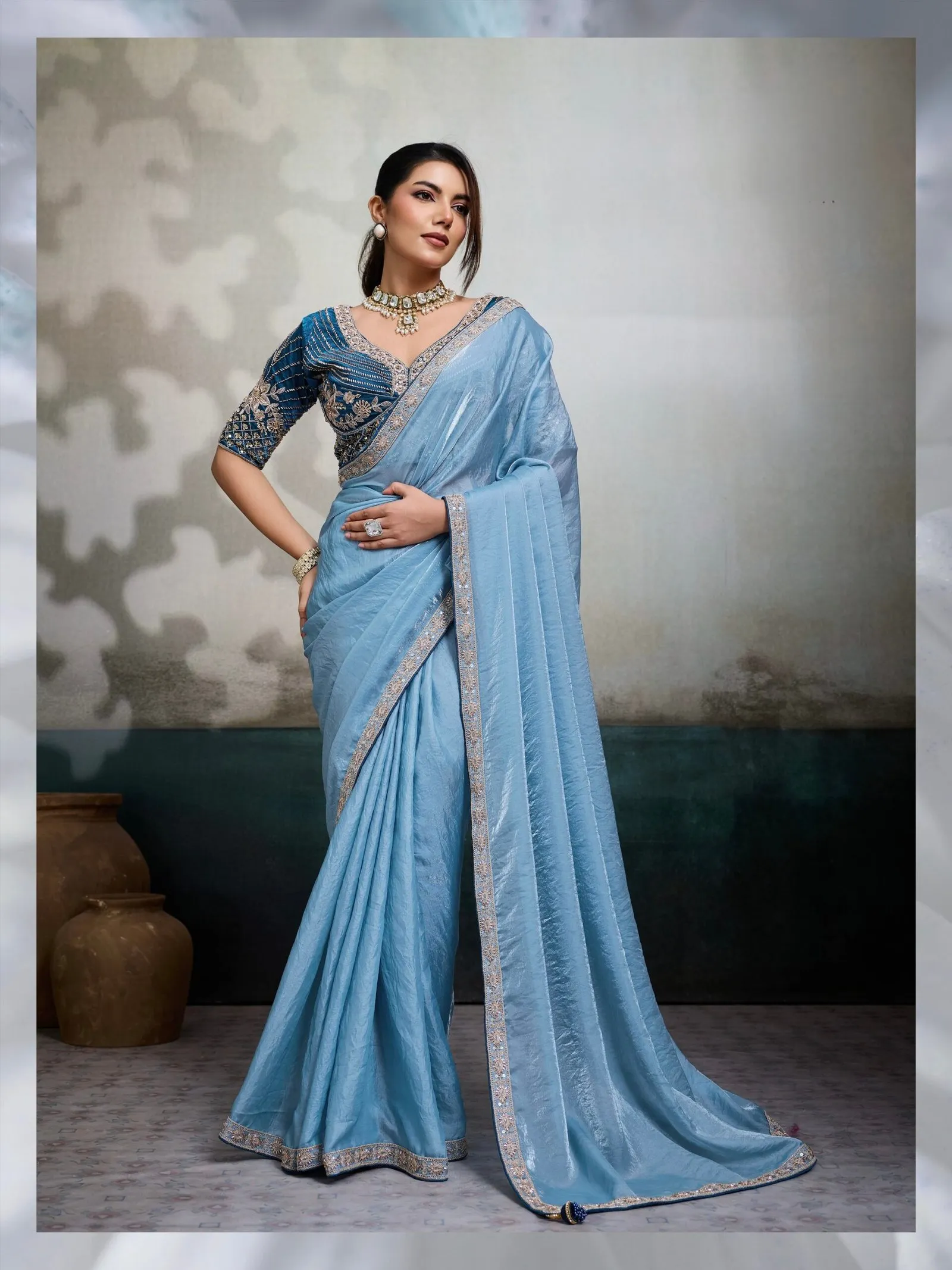 Saree Velvet Satin