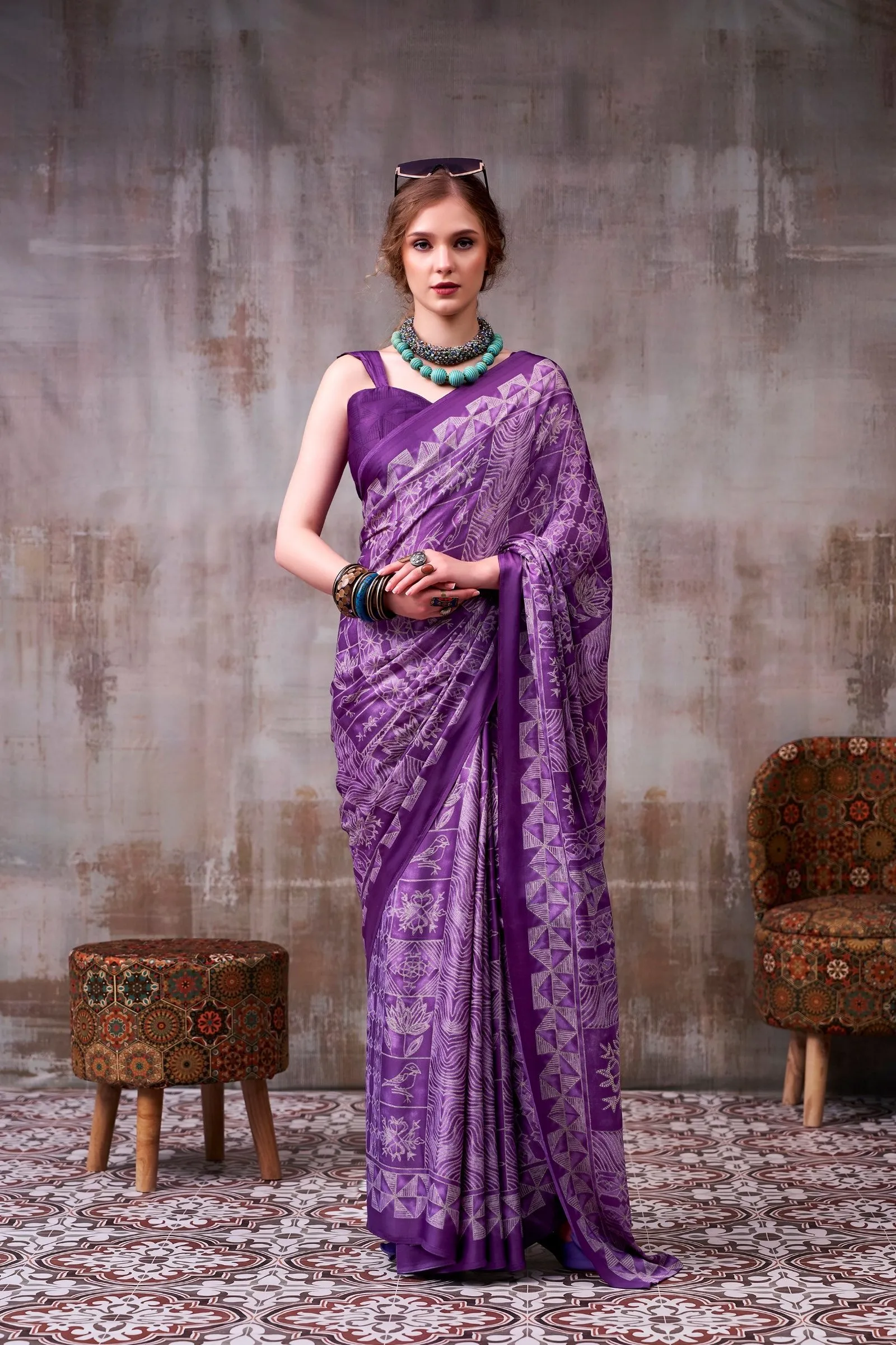 Saree Satin Silk
