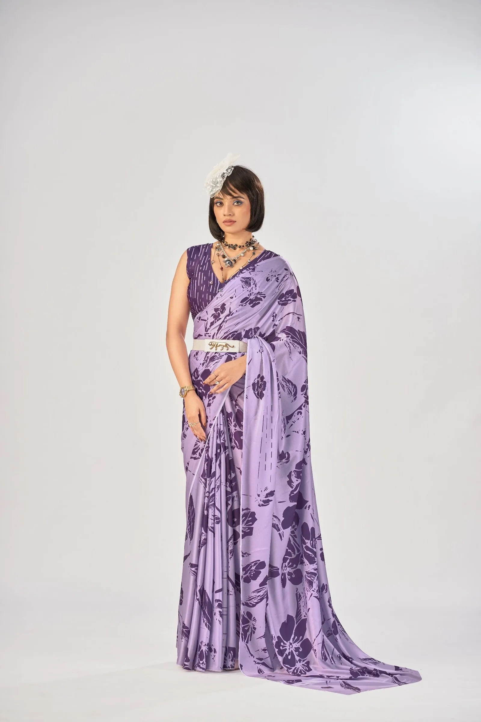 Saree Satin Silk