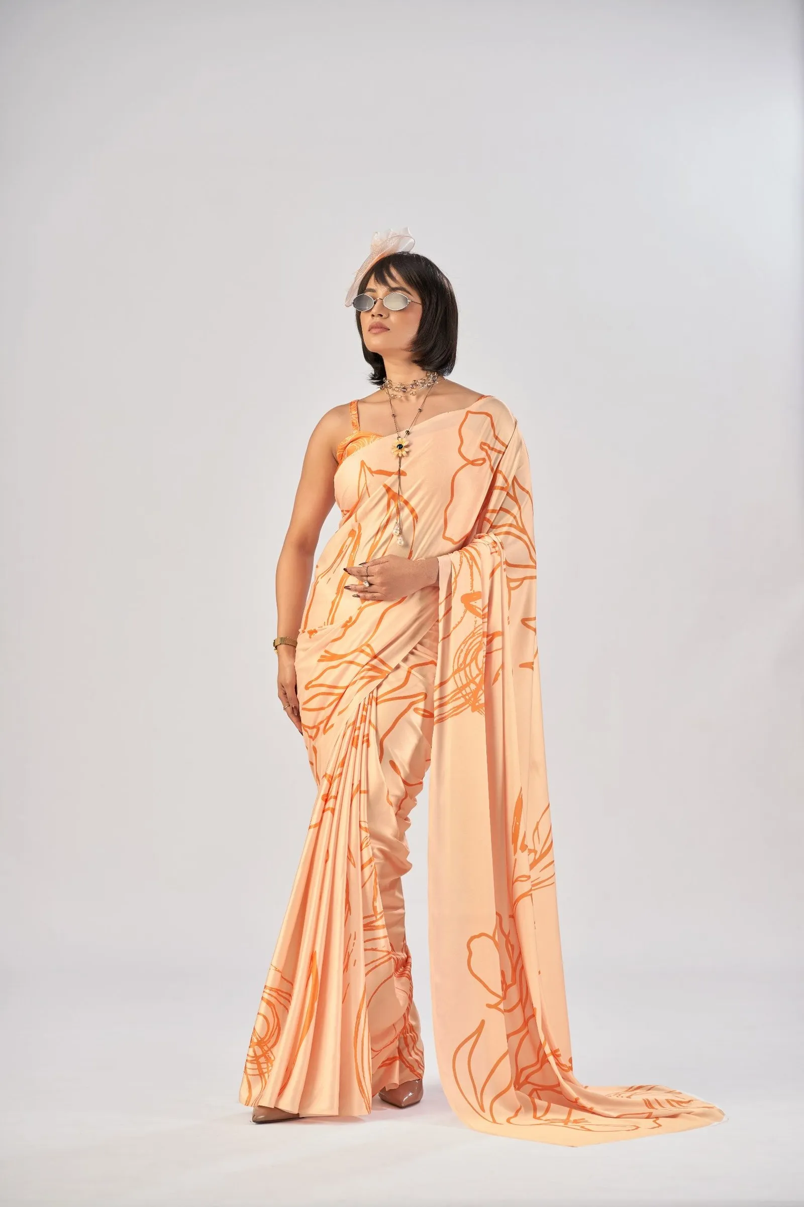 Saree Satin Silk