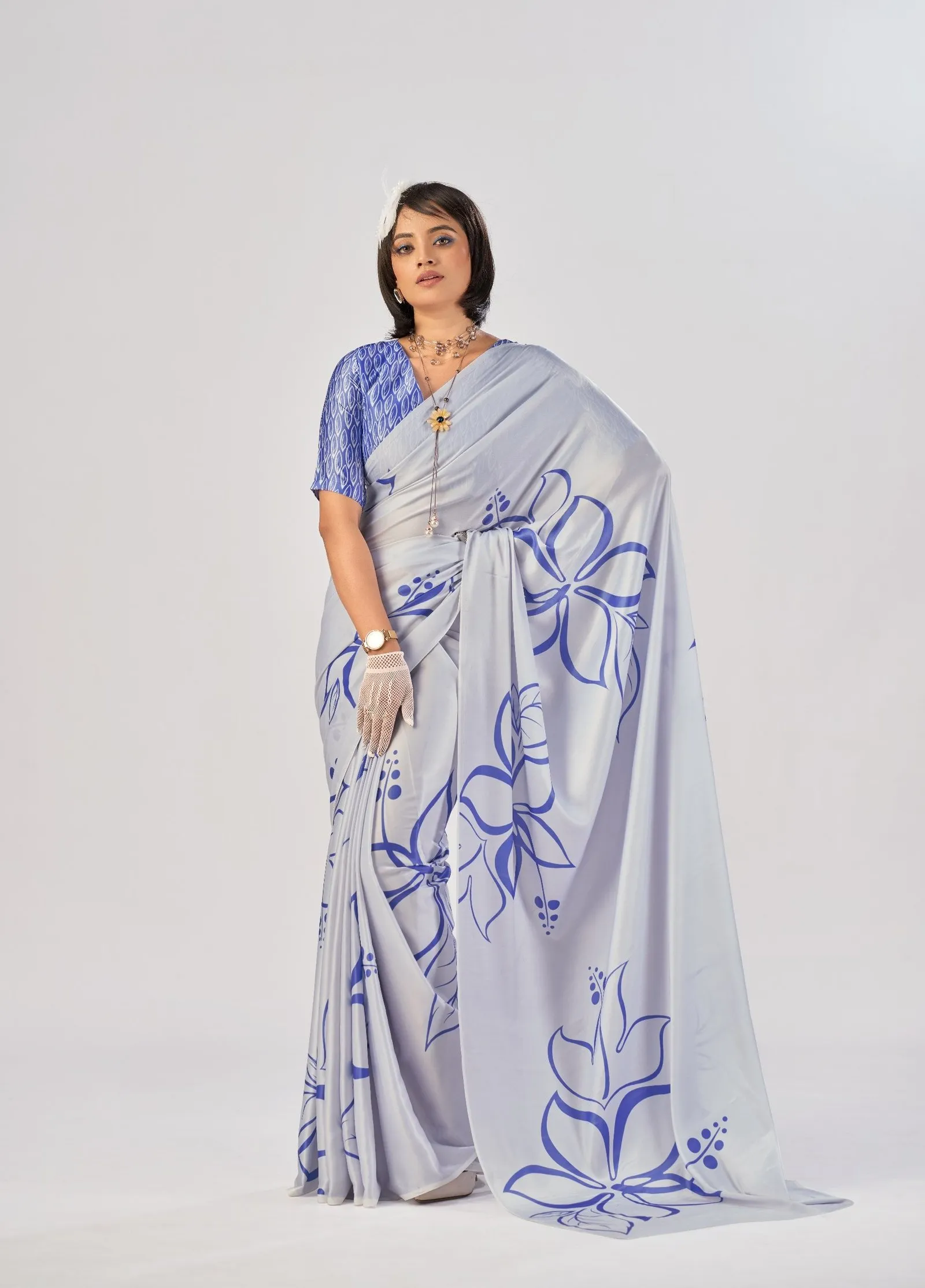 Saree Satin Silk