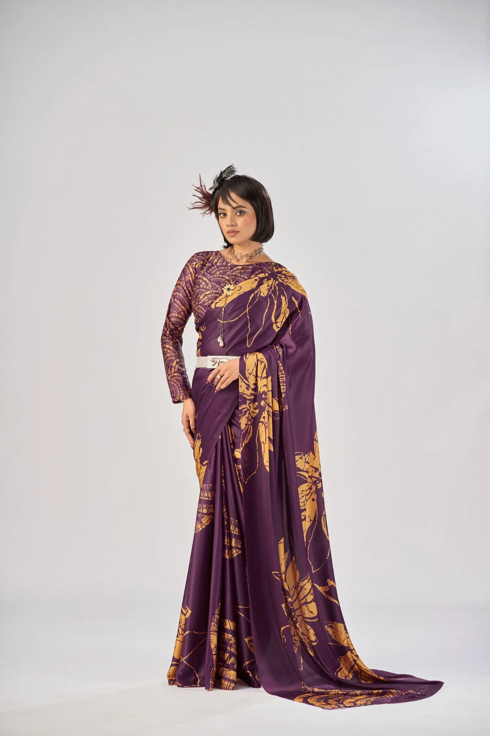 Saree Satin Silk