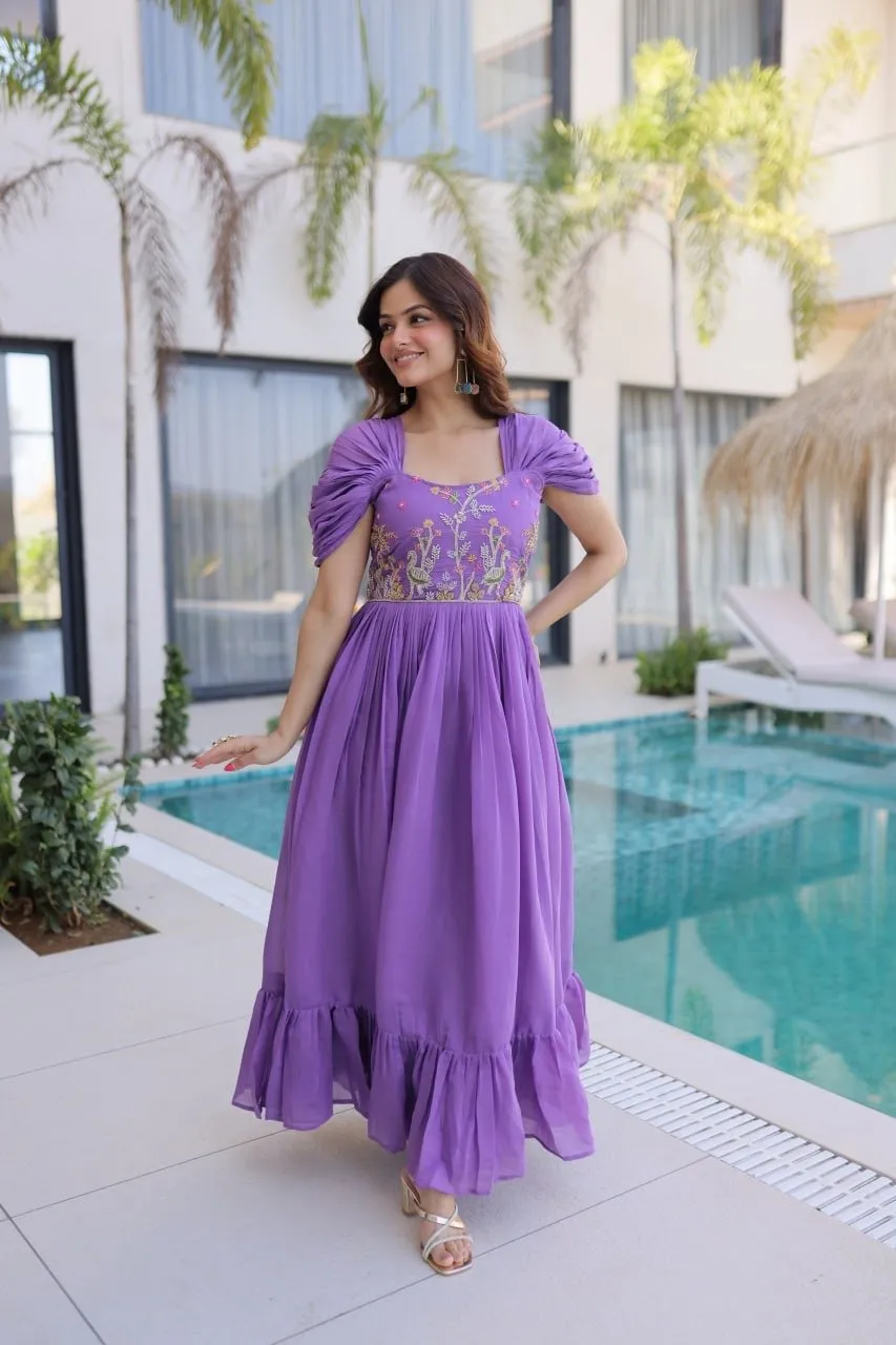Gown Mal Chanderi