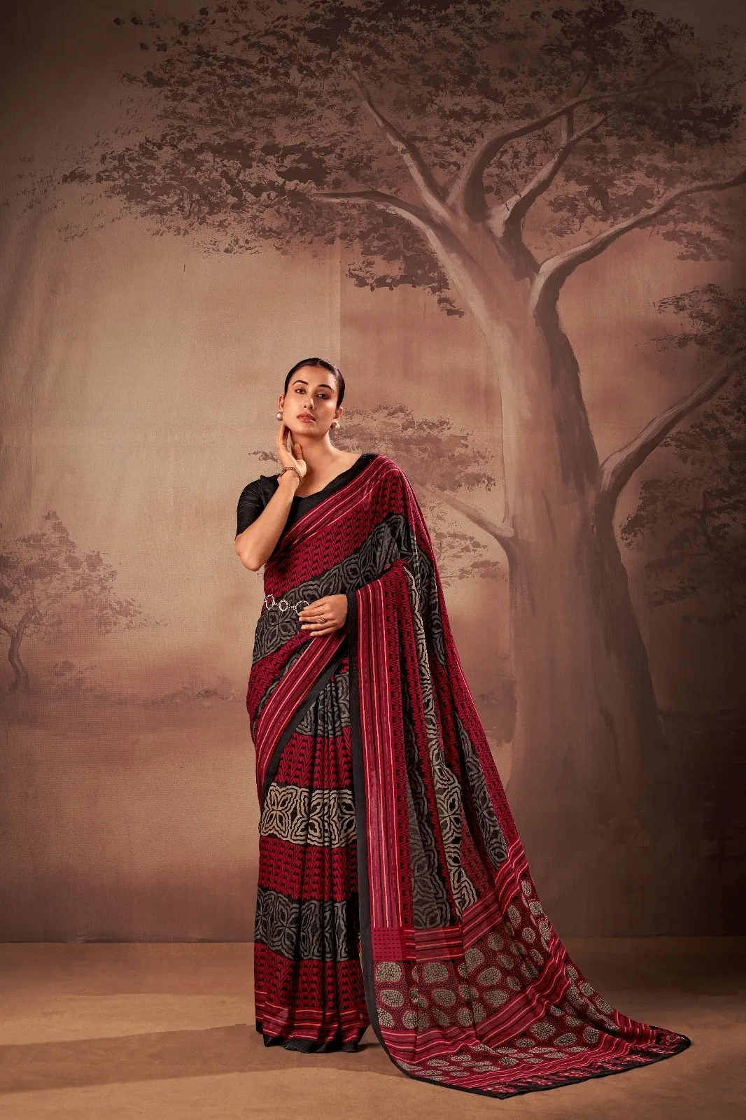 Saree Poly Mul Cotton