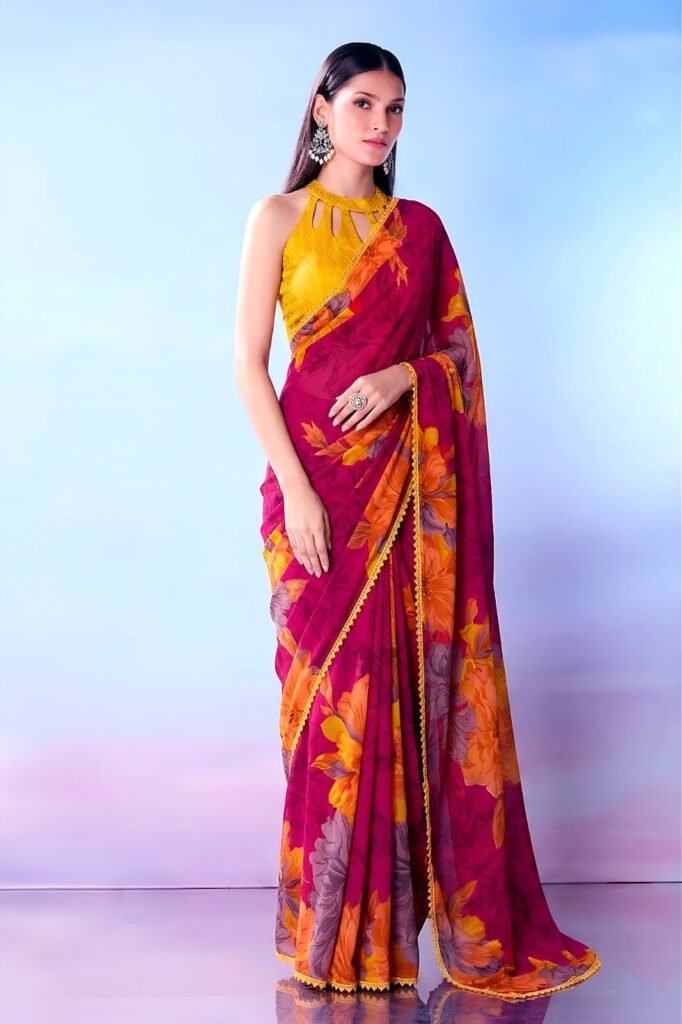 Saree Weightless Marbel