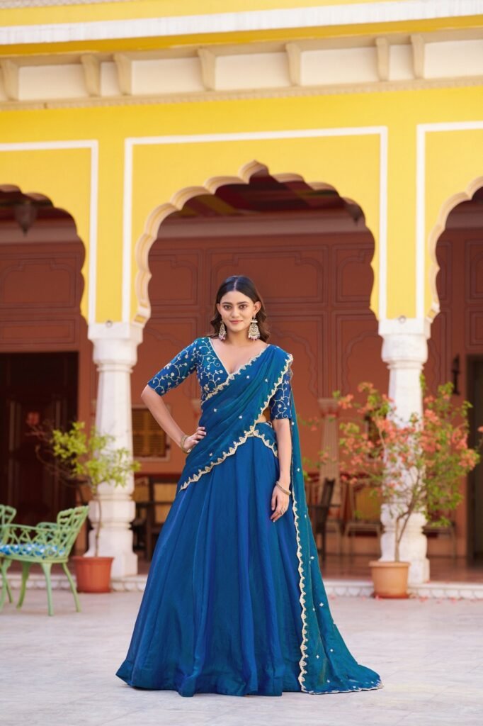 Lahenga Choli Set Fendi