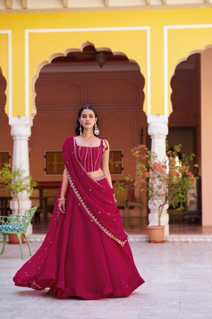 Lahenga Choli Set Fendi