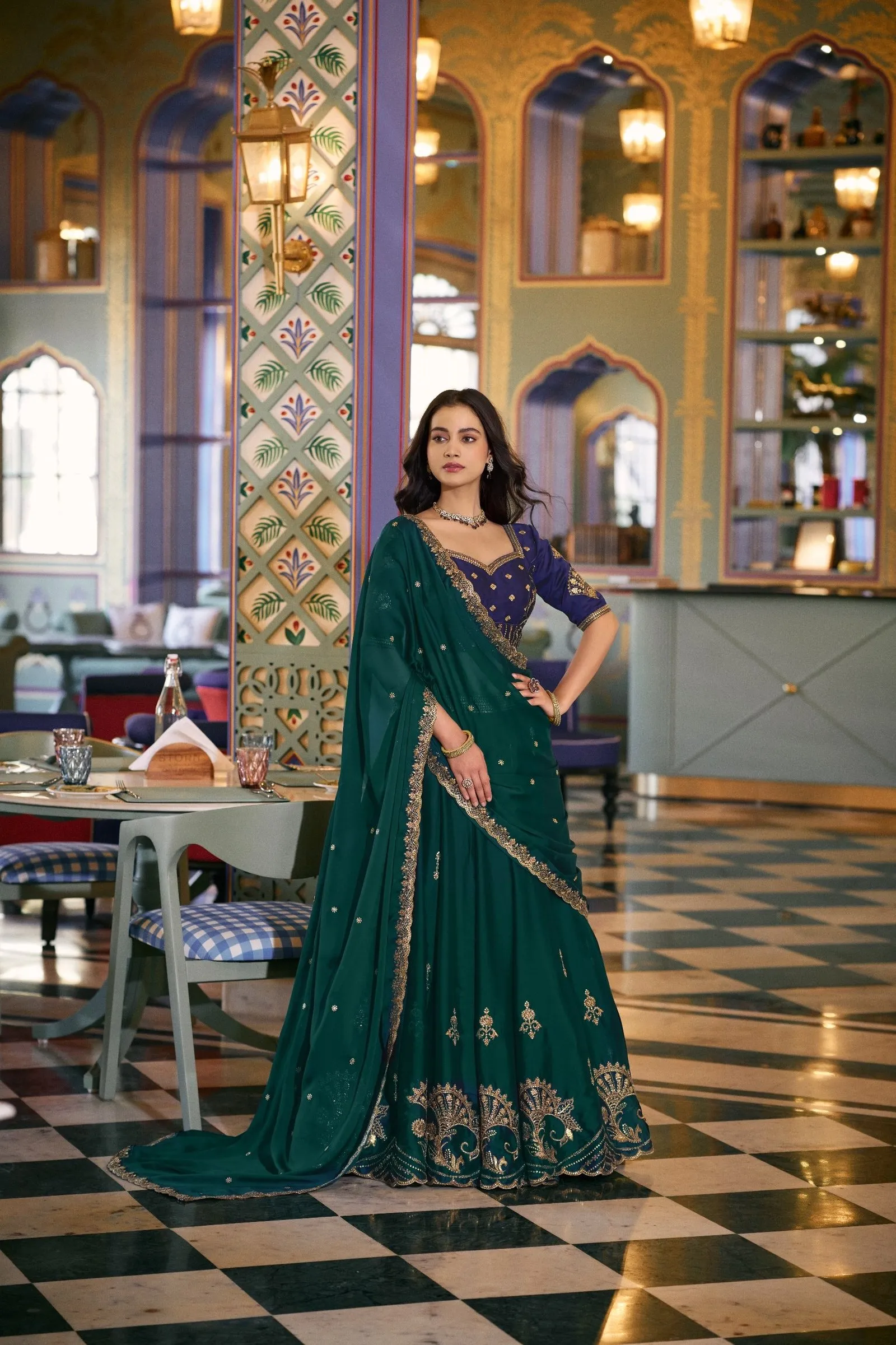 Lahenga choli Set Rangoli Silk