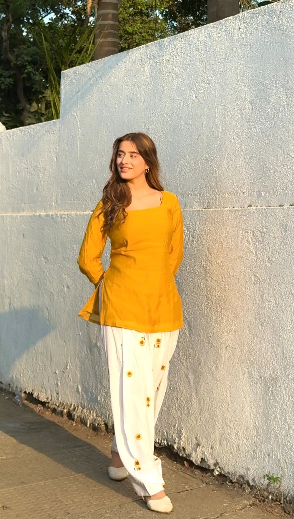 Sunflower Farshi Salwar
