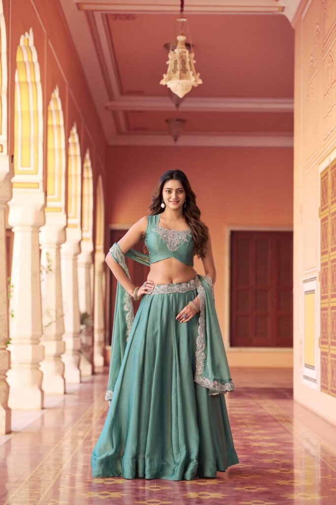 Lahenga Choli Set Rangoli Silk