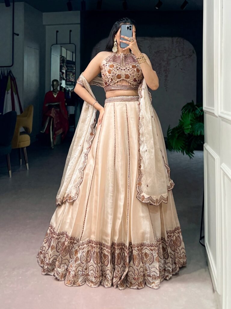 Lehenga Choli Set Spider Crush