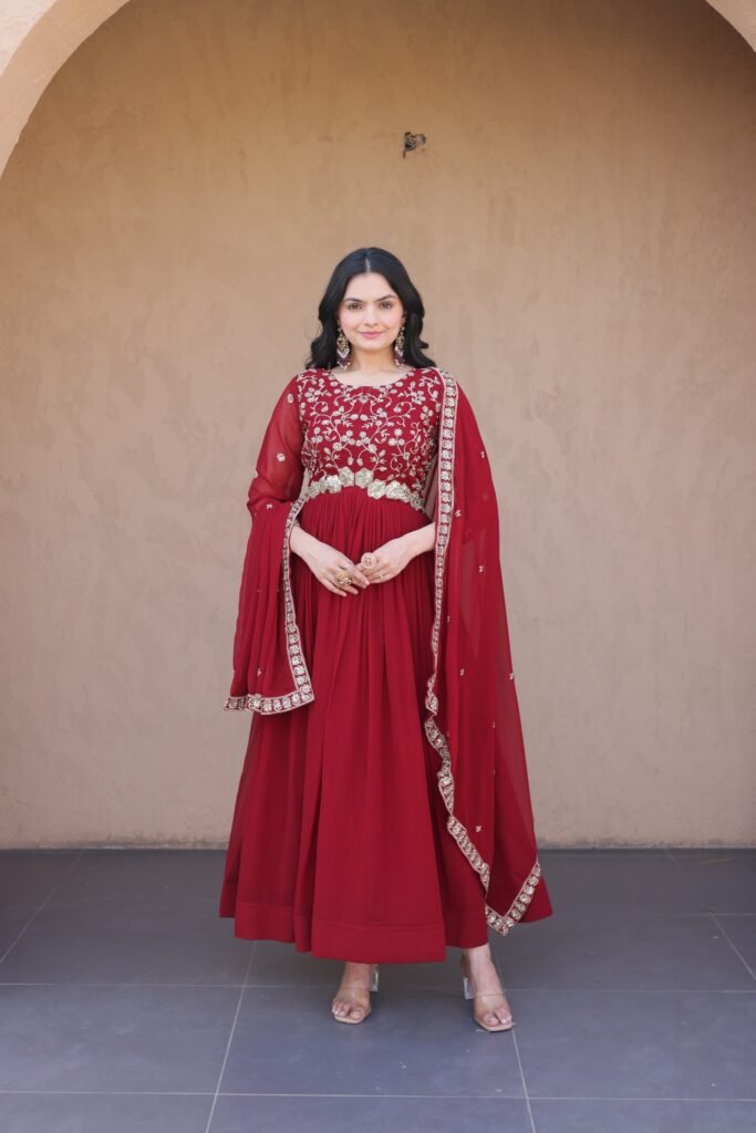 Anarkali Gown + Duppata
