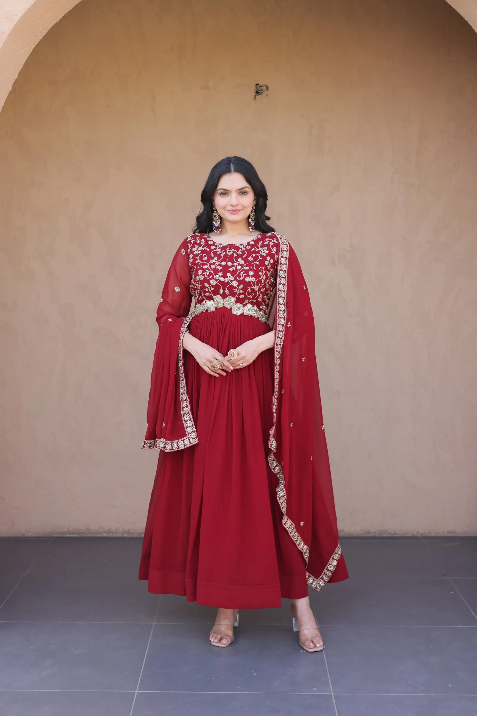 Anarkali Gown + Duppata