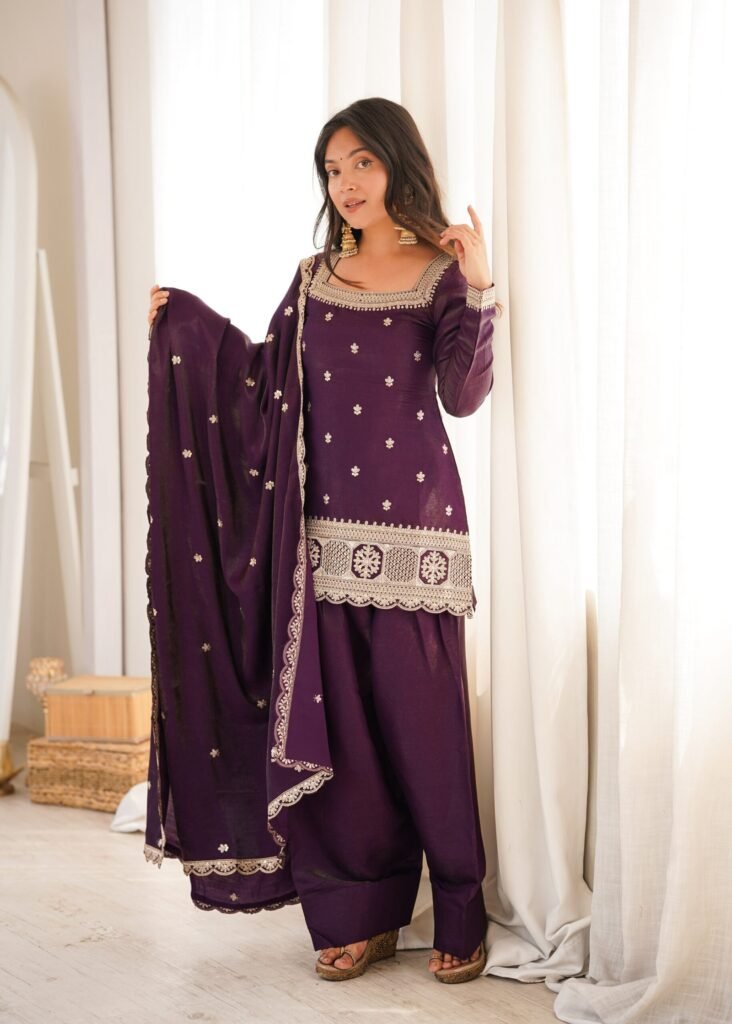 Farshi Salwar Set Glass Roman
