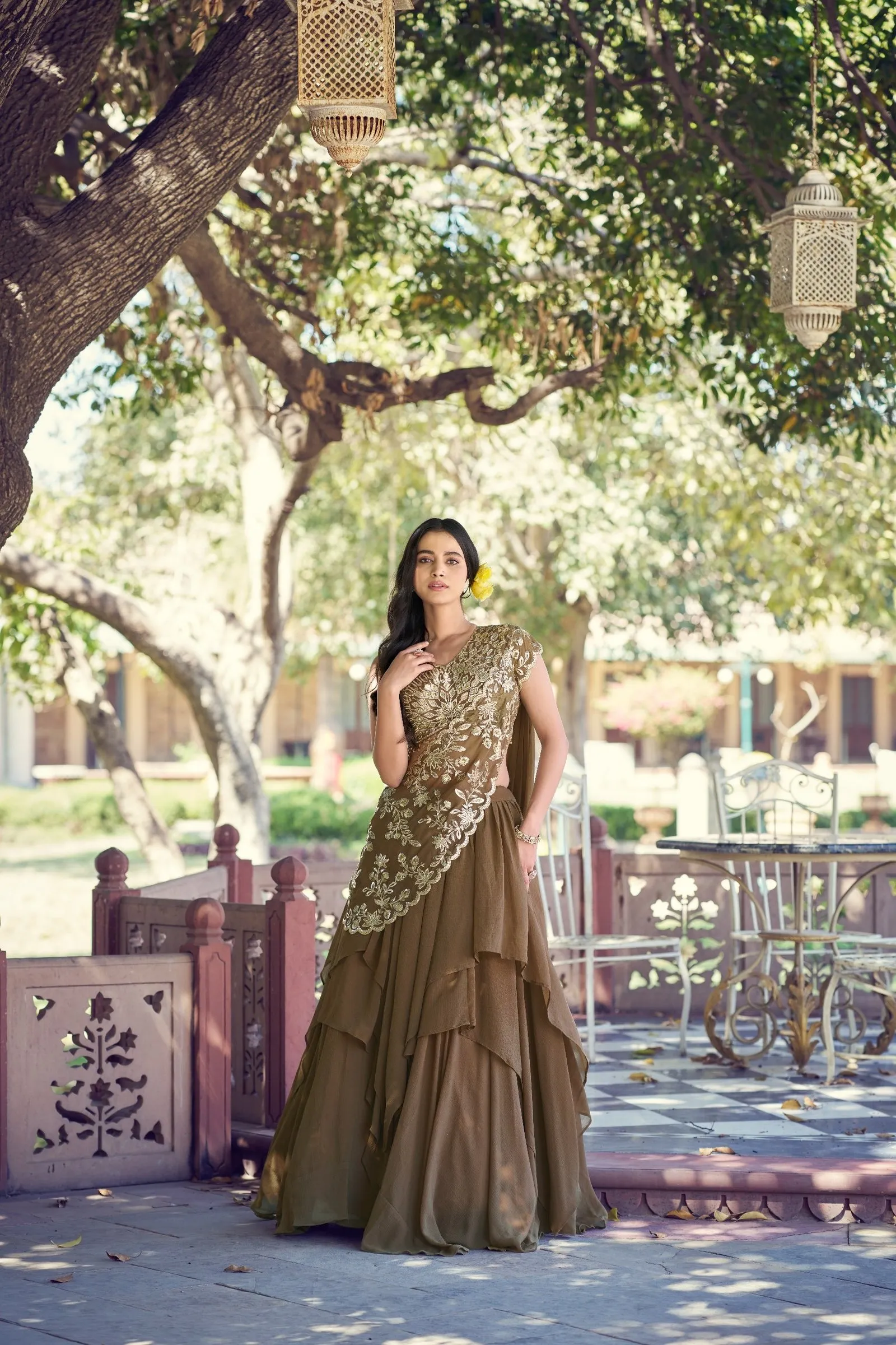 Lehenga Set Marbel