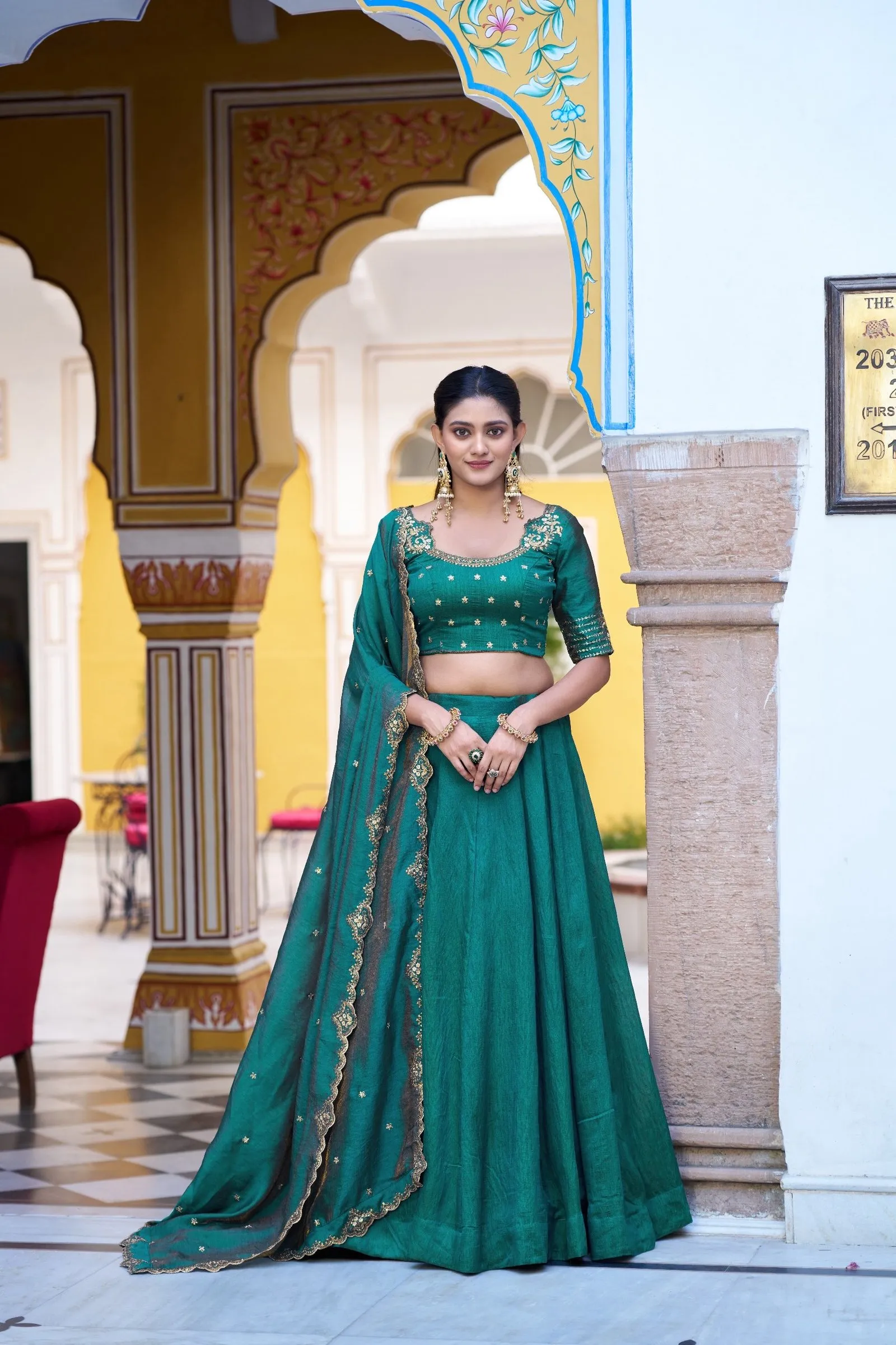 Lehenga Choli Set NC Silk