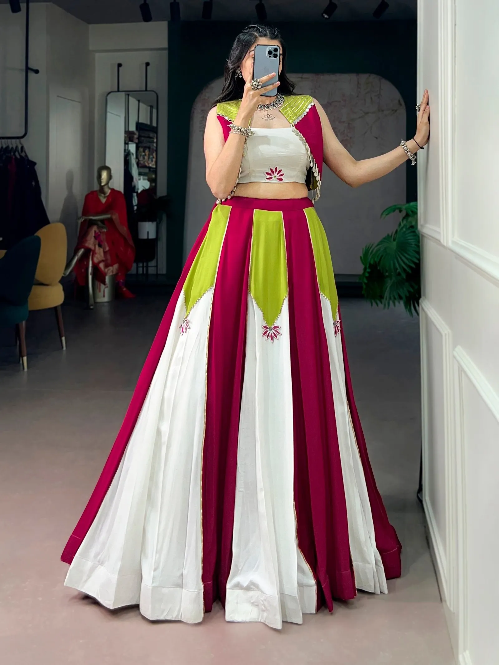 Navratri Collaction Coord Set Pure Rayon