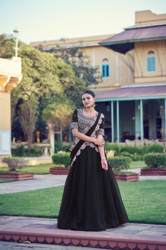 Lehenga Choli Set Auran Georgette