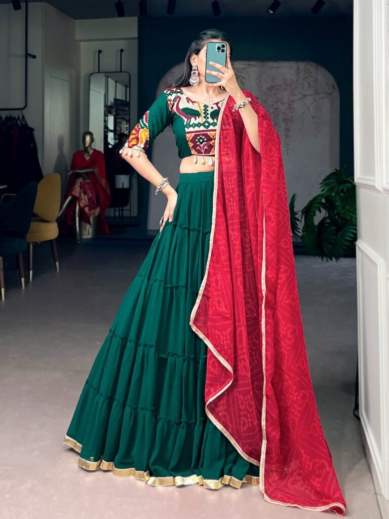 Navratri Collection Marble Fabric