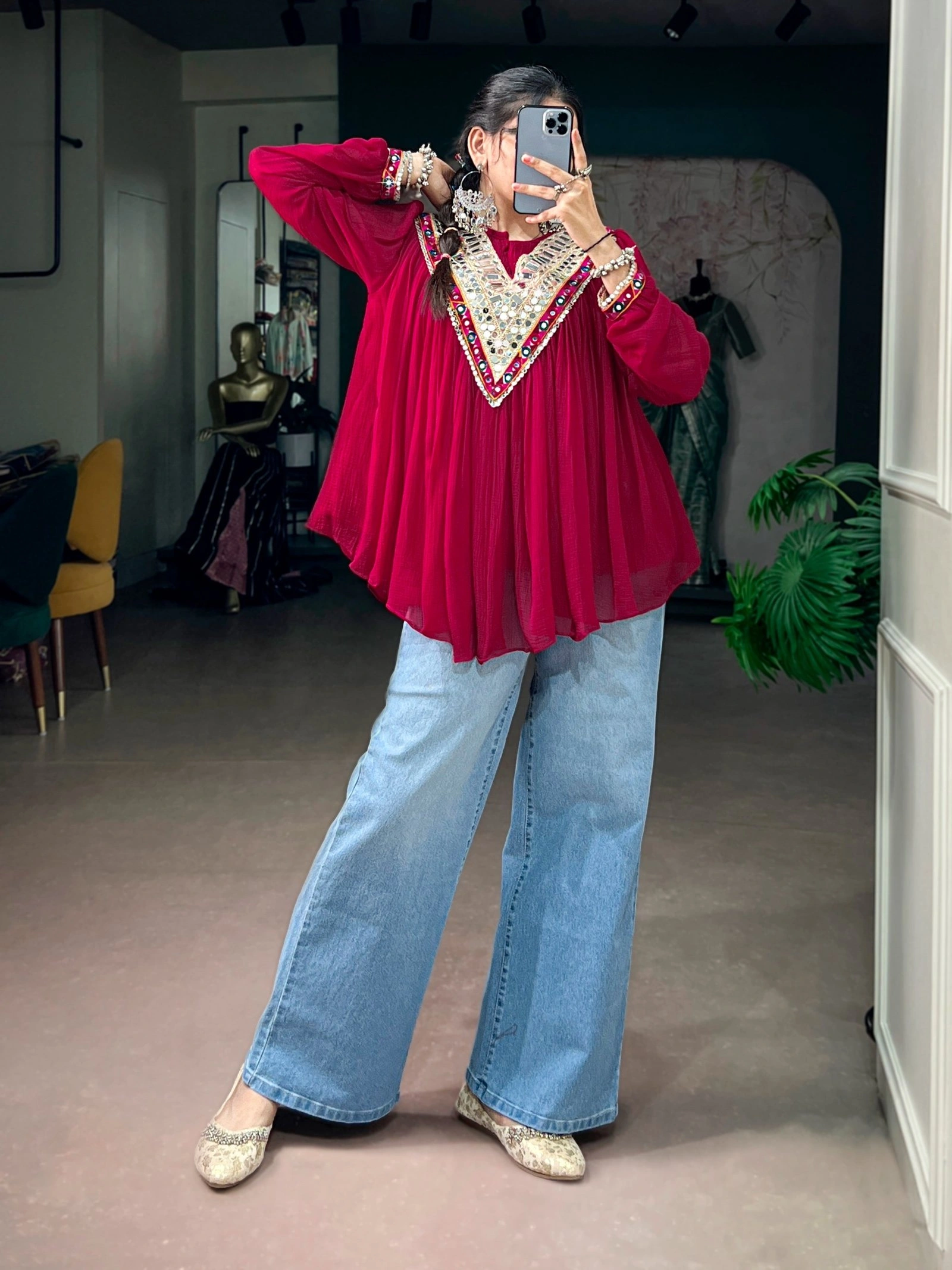 Garba Glam Tops